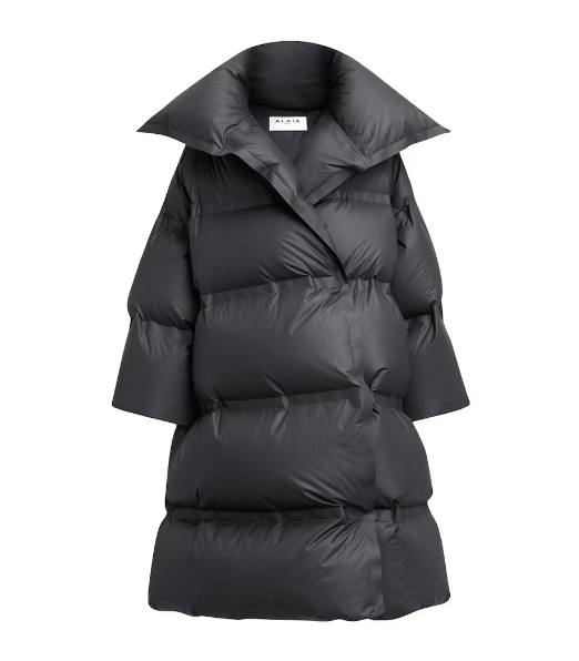 Alaïa Technical Taffeta Puffer Coat