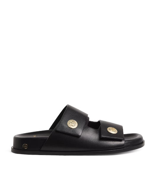 Anine Bing Leather Ella Slides