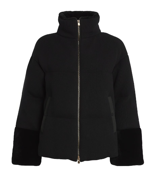 Agnona Cashmere Quilted Puffer Jacket